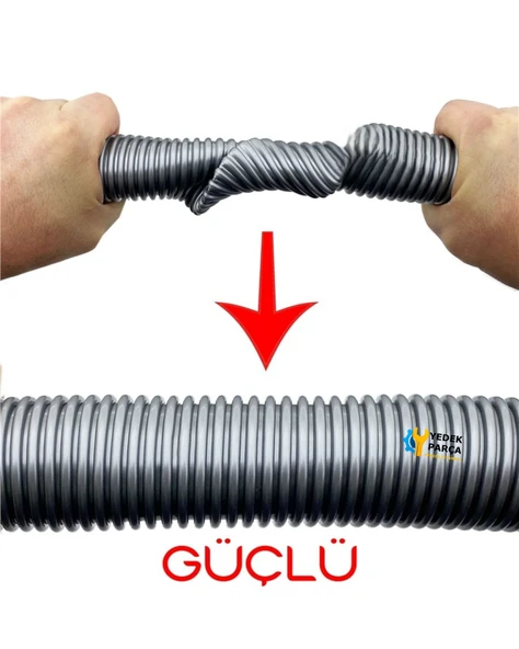 Arnica Uyumlu Bora 3000 Süpürge Katlanmaz Dayanıklı Güçlü Hortumu KİLİTLİ - Resim 2