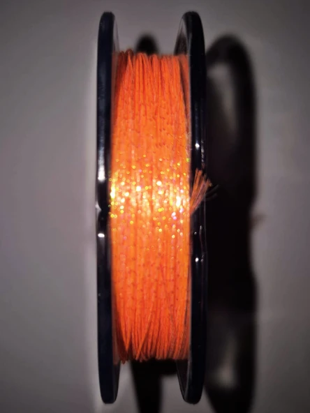 Eagenset Hazır Çapari Kombini Boru Sim Ultraviyole Uv Neon Turuncu Makarada - 11