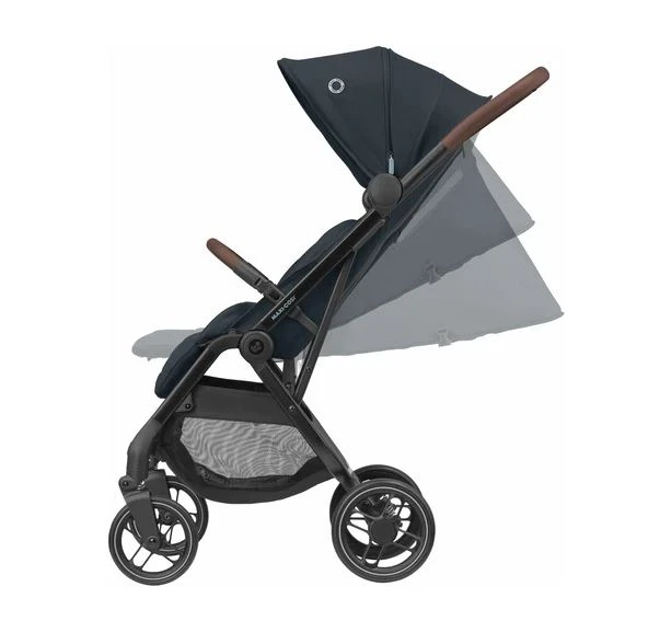 Soho Kompakt Seyahat Sistem Olabilen Otomatik Katlanan Bebek Arabası Essential Graphite - Resim 2