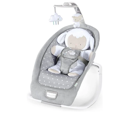 Ingenuity Cuddle Lamb Baby Sallanan Hamağı Titreşimli Ana Kucağı 0-18kg ürün görseli 1
