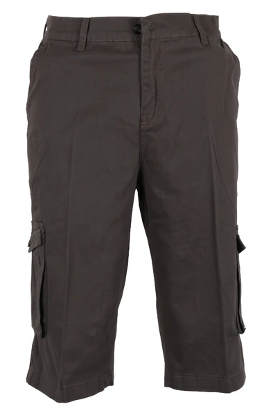 Erkek Keten Kapri Kargo Cep Bermuda Regular RAR01352 ürün görseli