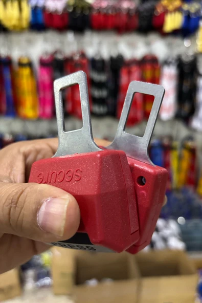 Emniyet Kemeri Uzatıcı Aparat, Susturucu Evrensel Uyumlu, Mavi Renk - Resim 3