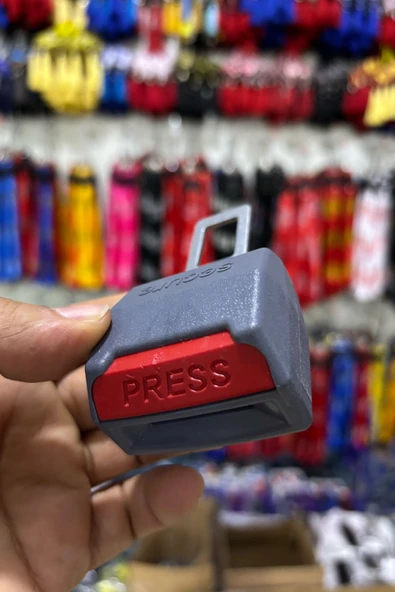 Emniyet Kemeri Uzatıcı Aparat, Susturucu Evrensel Uyumlu, Mavi Renk - Resim 2