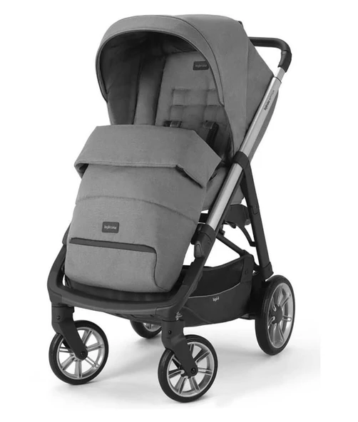 Inglesina Aptica Bej Tek Elle Katlanabilen Çift Yönlü Bebek Arabası Kensington Grey ürün görseli