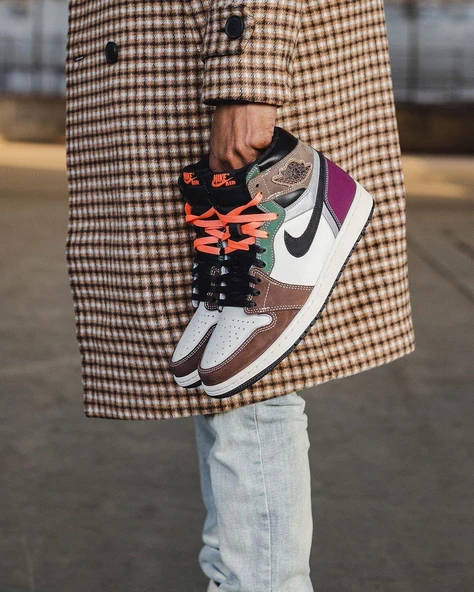 Nike Air Jordan 1 Retro High OG DH3097-001 Erkek Spor Ayakkabısı - Resim 9