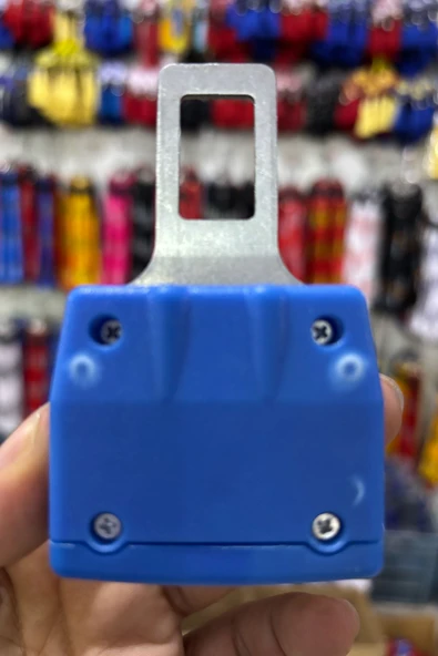 Emniyet Kemeri Uzatıcı Aparat, Susturucu Evrensel Uyumlu, Mavi Renk - Resim 6