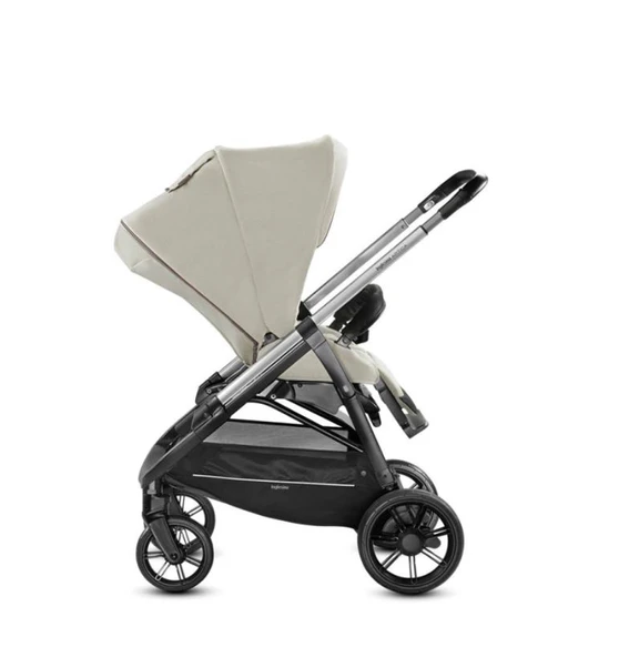 Inglesina Aptica Bej Tek Elle Katlanabilen Çift Yönlü Bebek Arabası Cashmere Beige - 4