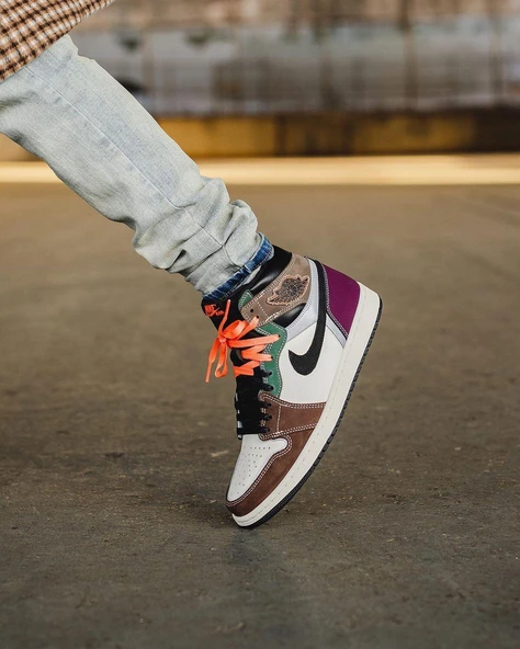 Nike Air Jordan 1 Retro High OG DH3097-001 Erkek Spor Ayakkabısı - Resim 7