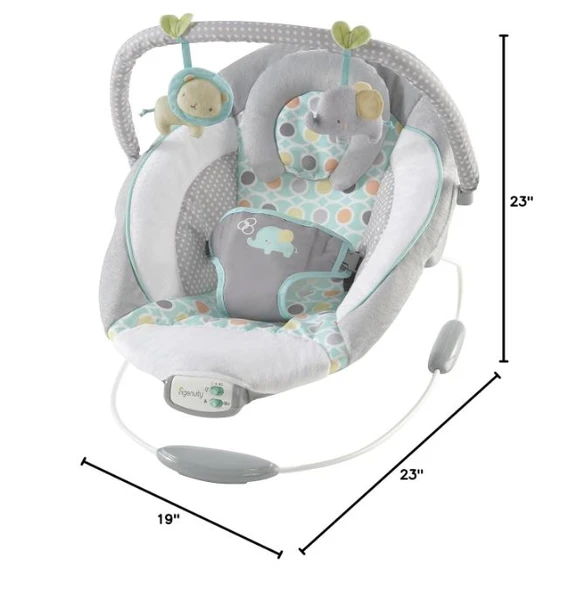 Ingenuity Titreşimli, Oyuncak Barlı ve Sesli, 0-6 Ay Ana Kucağı - 4