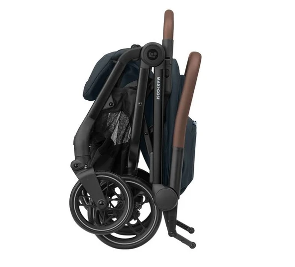 Soho Kompakt Seyahat Sistem Olabilen Otomatik Katlanan Bebek Arabası Essential Graphite - Resim 4