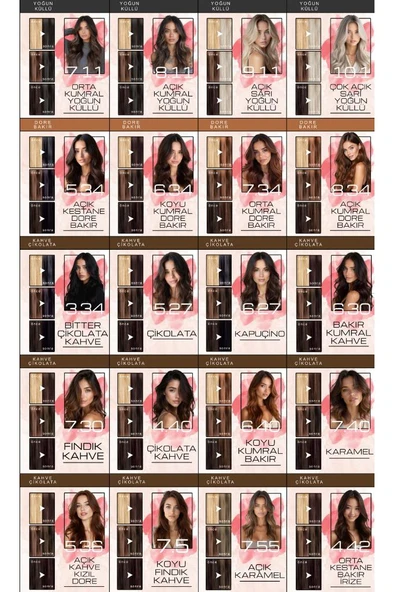 Akos 2'li Oksidan Hediyeli Tüp Boya Seti 6.11 Yoğun Küllü Koyu Kumral - Resim 5