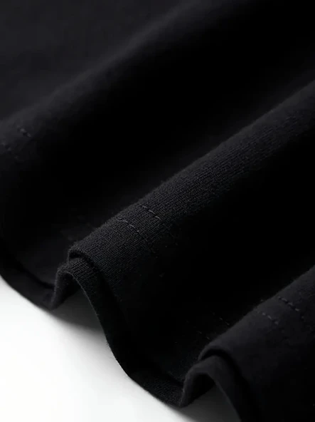 Baskılı Oversize Bisiklet Yaka T-shirt - Beyaz - Resim 2