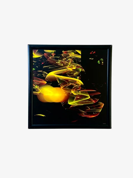 Dekoratif Soyut Tablo 40 x 40 cm CAN202 - Ev - Otel - Ofis - Hastahane - Kafe - Restoran Dekorasyonu - 2