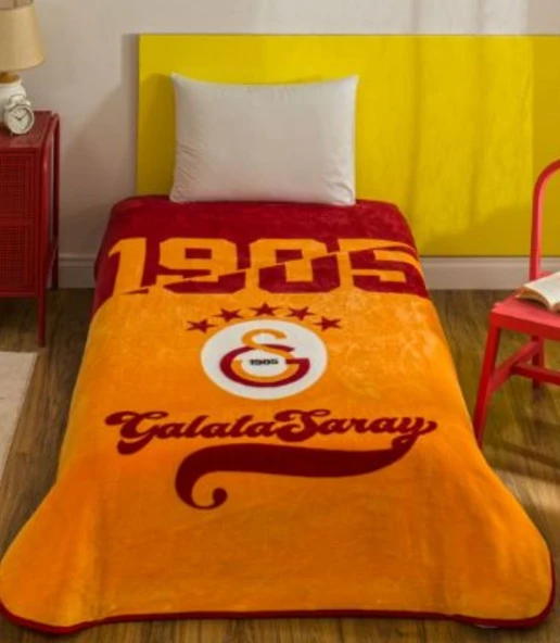 Taç Lisanslı Galatasaray sampiyon 25 Tek Kişilik Battaniye 2026 yeni model