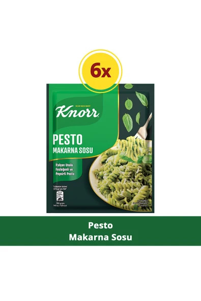 Knorr Pesto Makarna Sosu 50g x 6 Adet - 1