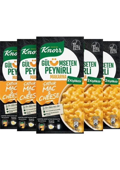Knorr Çabuk Mac And Cheese Peynirli Makarna 212 gr 5’li - Resim 2