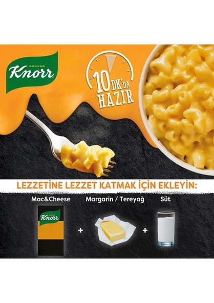 Knorr Çabuk Mac And Cheese Peynirli Makarna 212 gr 5’li - Resim 6