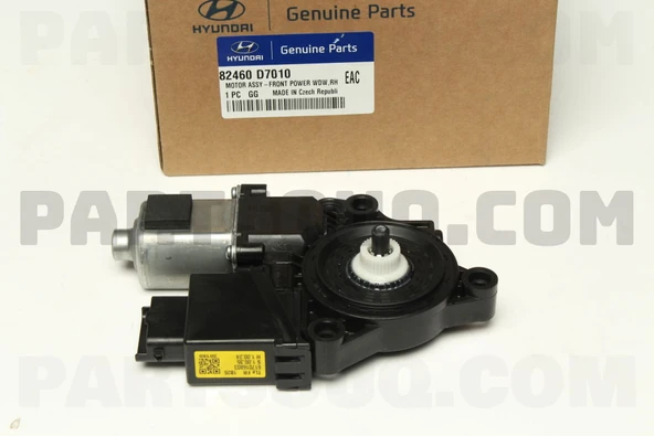 Hyundai Tucson 2018-21 Ön Sağ Cam Motoru Mobis.82460D7010 ürün görseli