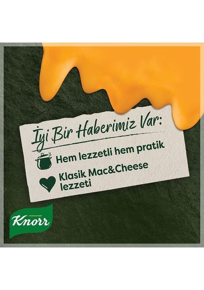 Knorr Çabuk Mac And Cheese Peynirli Makarna 212 gr 5’li - Resim 5