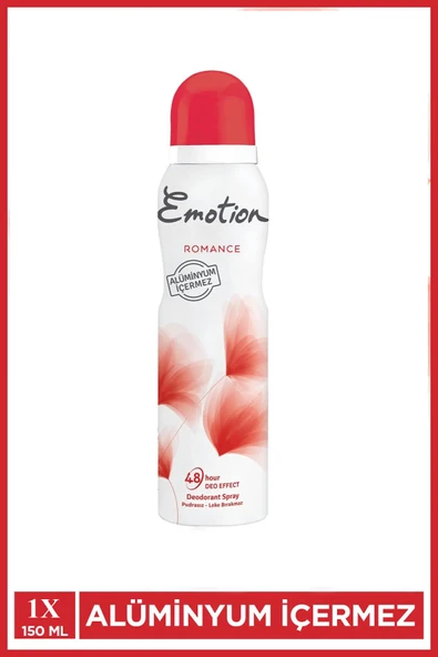 Emotion Romance Kadın Vegan Deodorant 150 Ml Hızlı Kurur, Leke Bırakmaz - 1