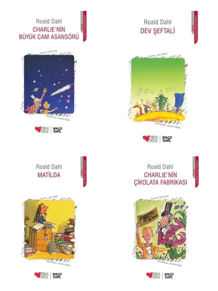Charlie'nin Büyük Cam Asansörü - Dev Şeftali - Matilda - Charlie'nin Çikolata Fabrikası - Roald Dahl ürün görseli