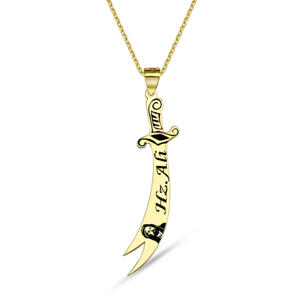 Zülfikar Kolye - Altın ürün görseli 1