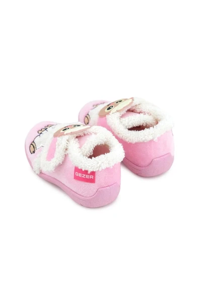 GezerKuzu Figürlü Kışlık Yumuşacık Ev Pandufu Pembe - Resim 3