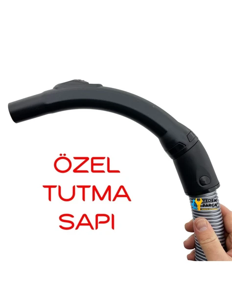 Fantom Uyumlu Universal WD 1800 Elektrikli Süpürge Katlanmaz Dayanıklı Güçlü Hortumu Seti KİLİTSİZ - 3