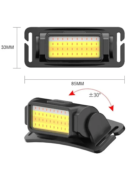 50 COB LED KAFA LAMBASI - Resim 3