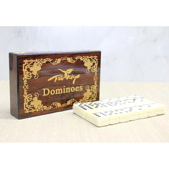 Ahşap Kutulu Domino Oyunu - Resim 2