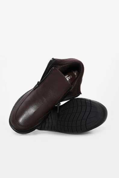 Hakiki Deri  Kadın Klasik Bot 583SZA2602 - Resim 8