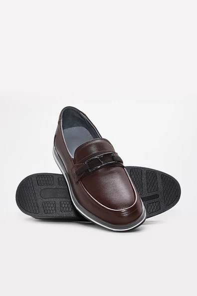 Hakiki Deri  Erkek Casual Ayakkabı 241MA2013 - Resim 8