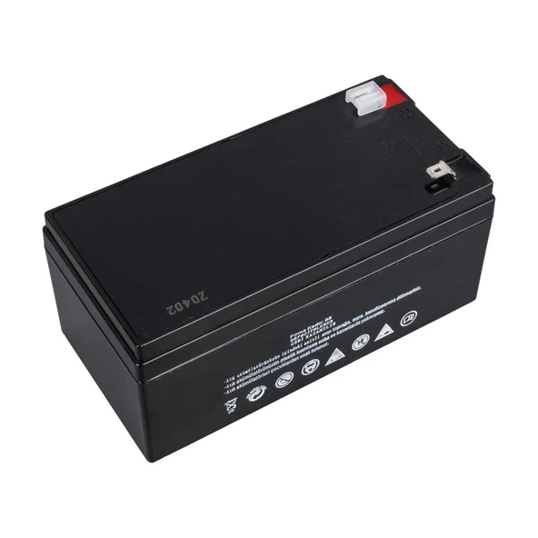 ATEX AX12-3.2 12 Volt - 3.2 Amper Bakımsız Kuru Akü (134X70x60 Mm) - 2