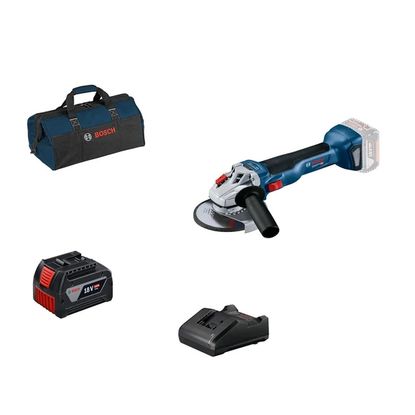 Bosch Gws 18V-10 1x5.0Ah Tek Akülü Taşlama Makinesi ürün görseli