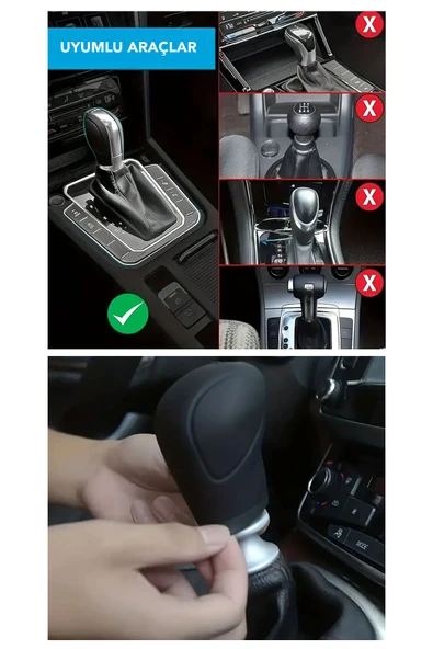 DSG Logolu Otomatik Şanzuman Kılıfı, DSG Modelleri ile Uyumlu, Dayanıklı Silikon Yapı - Resim 8