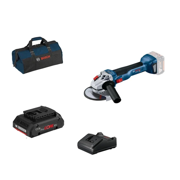 Bosch Gws 18V-10 Procore 1x4.0Ah Tek Akülü Taşlama Makinesi ürün görseli