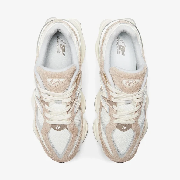 New Balance 9060 Unisex Krem Spor Ayakkabı - 5