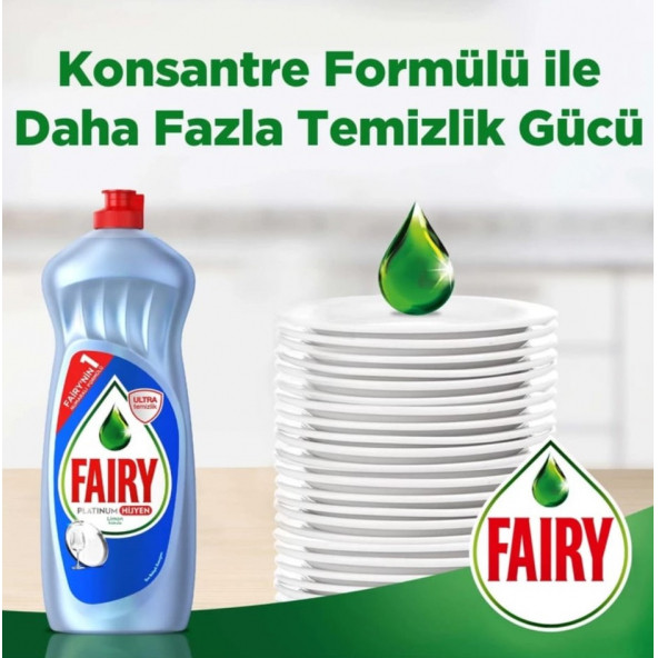 Fairy Platinum Hijyen Sıvı Bulaşık Deterjanı 1000 Ml. - 6