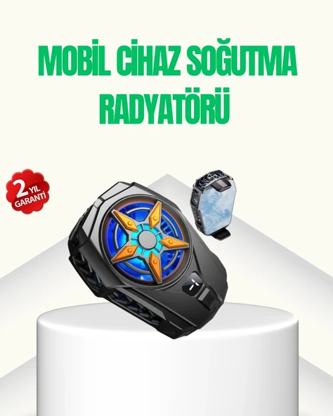Oyunlar İçin Güçlü Telefon Soğutucu Fan Dijital Ekranlı ürün görseli 1