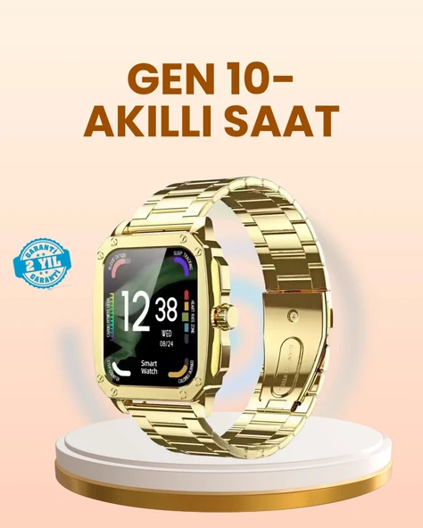 Akıllı Saat Bluetooth Çağrı ve Bildirim Kontrol Sağlık Takipli ürün görseli 1