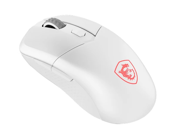 MSI Versa 300 Wireless Beyaz RGB Şarjlı Optik Kablolu/Kablosuz Oyuncu Mouse - 3