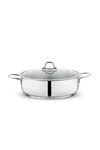 Held Çelik Basık Tencere 24 CM Ve 24 CM Çelik Tava Sc ha fer - Resim 2