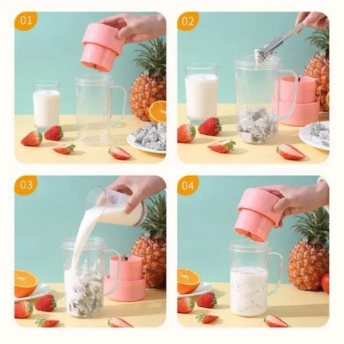 Taşınabilir Pipetli Bardak Blender - 5