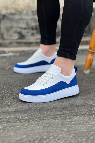 Wagoon WG162 Beyaz Sax Ortopedik Taban Erkek Casual Ayakkabı ürün görseli