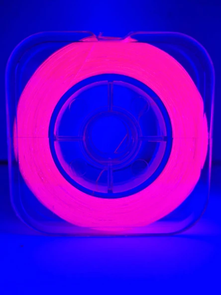 Eagenset Hazır Çapari Kombini Boru Sim Ultraviyole Uv Neon Pembe Makarada - Resim 10