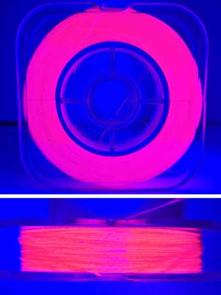 Eagenset Hazır Çapari Kombini Boru Sim Ultraviyole Uv Neon Pembe Makarada - Resim 4