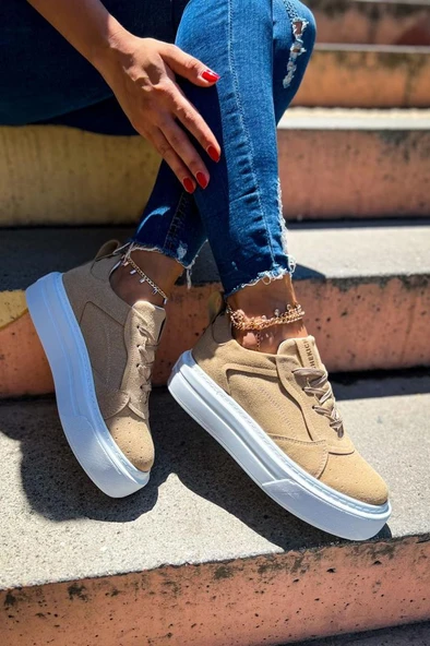 CH187 SBT Kadın Ayakkabı KUM - 3