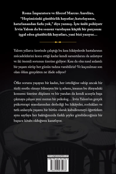 Günübirlik Hayatlar: Gerçek Psikoterapi Öyküleri - Irvin D. Yalom - Resim 2