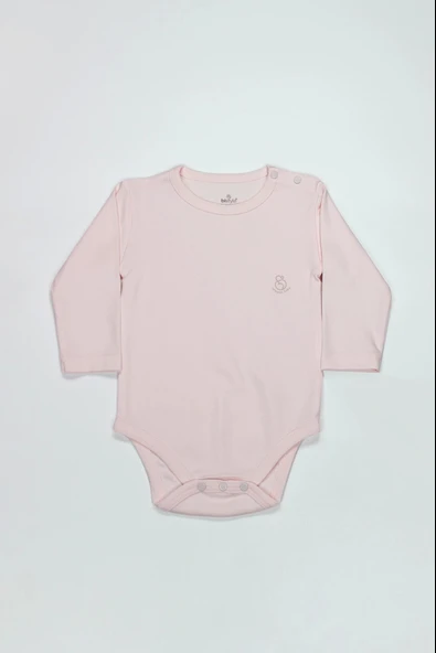 Bistyle Natural Basic Style Uzun Kol Body 17104 Pembe - 1