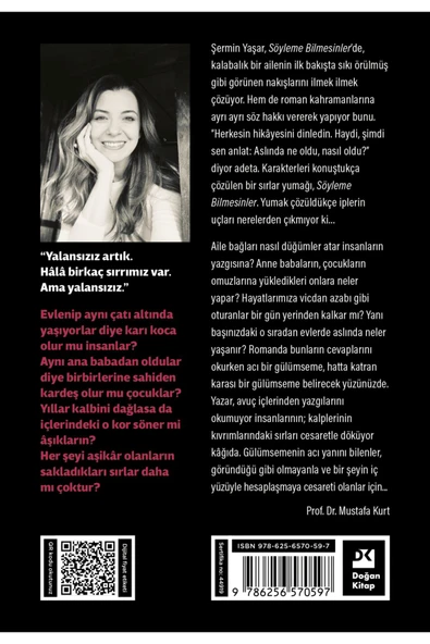 Söyleme Bilmesinler / Şermin Yaşar / Doğan Kitap / 9786256570597 - Resim 2
